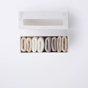 Brand New ZARA FOUR-PACK OF SOCKS WITH COLOR BOX 1-6 months